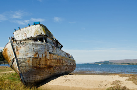 Shipwreck Boat Tomales Bay