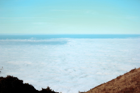 sea of fogの写真素材