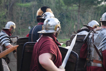 ancient Roman soldier 1の写真素材