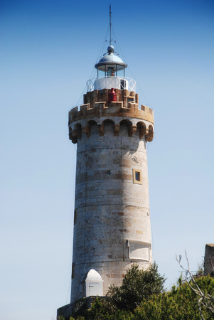 Elba island lighthouseの写真素材