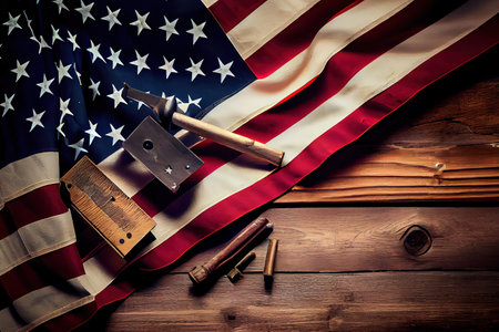 American National Holiday. Generative Aiの素材