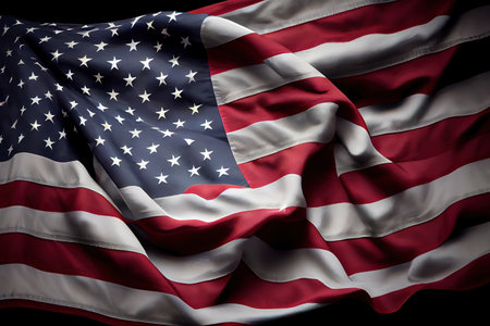 American flag for Memorial Day. Generative Aiの素材