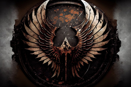 Mystical Royal Winged Adornment. Generative Aiの素材