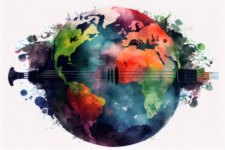 World music day. Generative Aiの素材