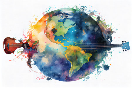 Green planet. Generative Aiの素材