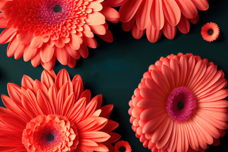 Living Coral Lush Lava Background. Generative Aiの素材