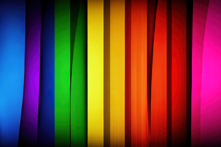 Pride Background with LGBTQ Pride Flag Colours. Generative Aiの素材