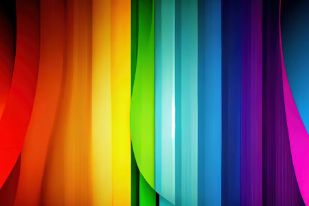 Pride Background with LGBTQ Pride Flag Colours. Generative Aiの素材