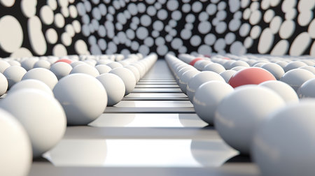 Skittle and Bowling Ball. Generative Aiの素材