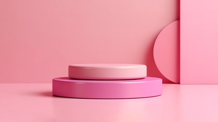 3d rendering of Abstract Geometric, Scene, Podium, Stage. Generative Aiの素材