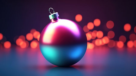 Merry Christmas and happy New Year background copy space. Generative Aiの素材