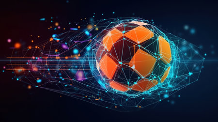 Soccer Template design , Football banner. Generative Aiの素材