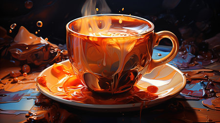 coffee. Generative Aiの素材