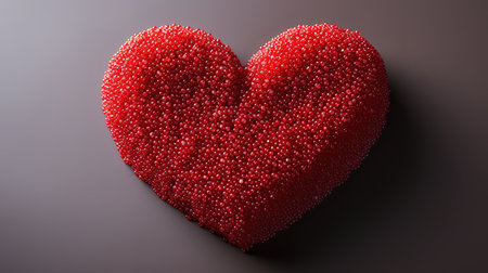 heart from sugar grains. Generative Aiの素材