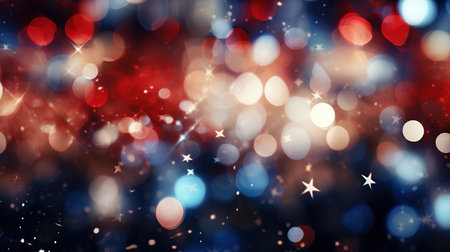 Background gradient with bokeh effect. Generative Aiの素材