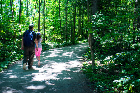 her and daughter together in trailの写真素材