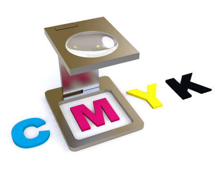 CMYK proofの写真素材