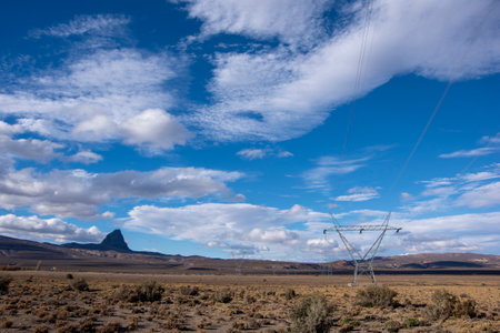 High voltage lineの写真素材
