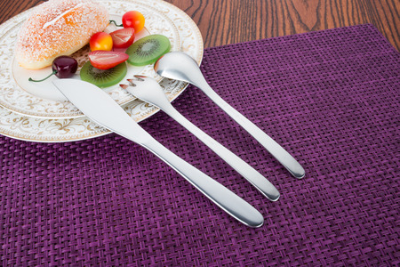 Stainless steel cutleryのeditorial素材