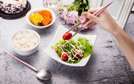 Stainless steel tablewareの写真素材