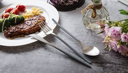 Stainless steel cutlery with western lunch set