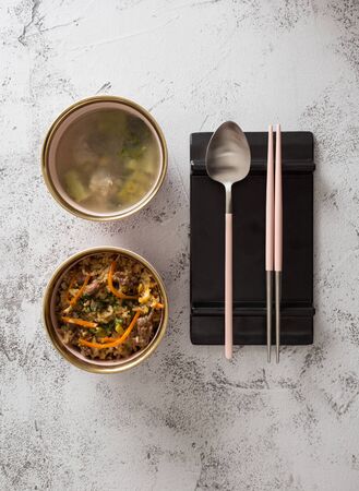 Stainless steel tablewareの写真素材