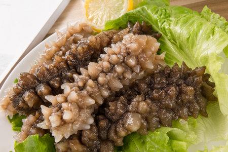 soaked sea cucumber
