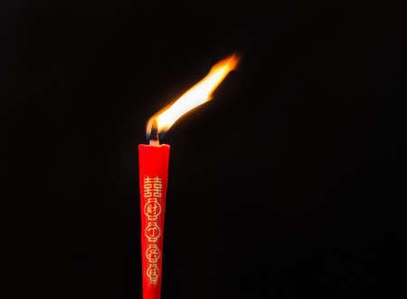 Chinese traditional candlesの写真素材