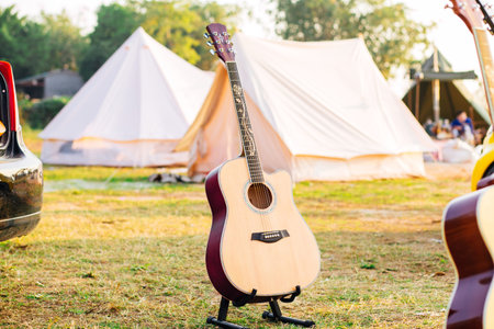 Acoustic Guitar 41 Inchesの写真素材