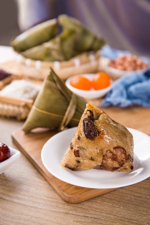 Traditional Chinese Folk Custom Dragon Boat Festival Zongziの写真素材