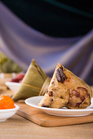 Traditional Chinese Folk Custom Dragon Boat Festival Zongziの写真素材