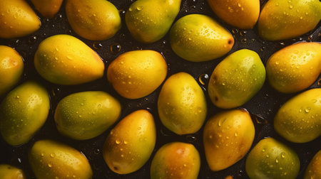 Fresh, delicious and delicious mangoes