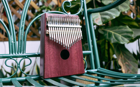 famous musical instrument kalimbaの写真素材