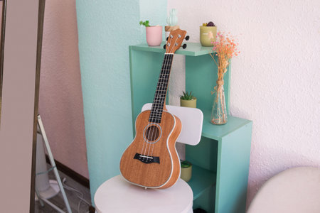 Cute and compact instrument Yukriliの写真素材
