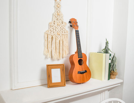 Cute and compact instrument Yukriliの写真素材