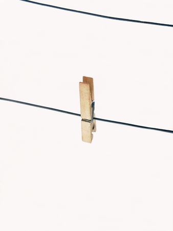 Tweezer of clothesの写真素材