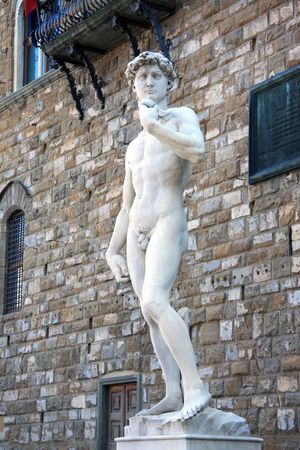 Michelangelo's Davidの写真素材