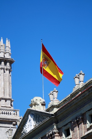 Spanish Flagの写真素材
