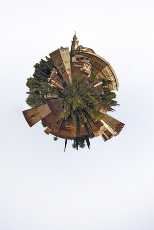 The Alhambra in Granada Spainの写真素材