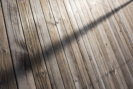 Wood Grain Pattern Background and shadowの写真素材