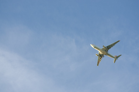 Airplane Above My Headの写真素材