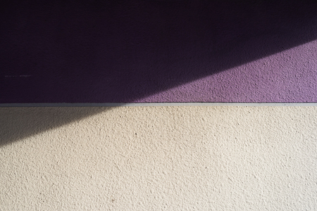 Purple and white Wall in high contrastの写真素材