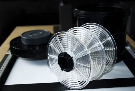 reel and a negative processing tank