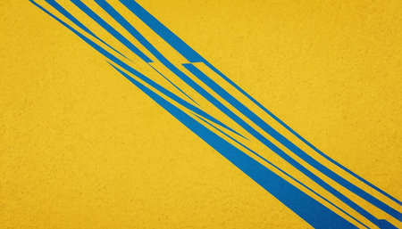 Flag of the city of Gdansk, Poland. Grunge background.の素材