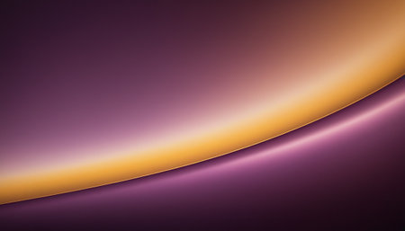 abstract background with smooth lines in purple and orange colors, design elementの素材