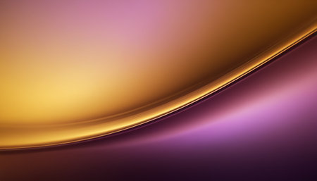 abstract background with smooth lines in purple and orange colors, digitally generated imageの素材