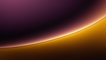 abstract background with smooth lines in yellow and purple colors, computer generated imagesの素材