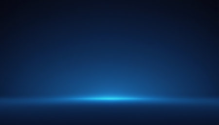 Blue abstract background with lighting effect. Vector illustration for your design.の素材