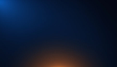 Dark blue background with light and lens flare. Abstract background for designの素材