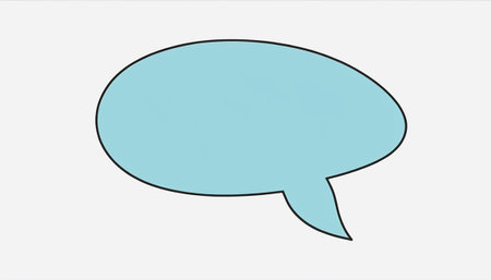 Speech bubble vector illustration in flat style. Hand drawn speech bubble.の素材